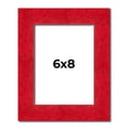 thumbnail image 1 of 6x8 Frame Red Burl Solid Wood Picture Frame Width 1.75 Inches | Interior Frame Depth 0.5 Inches |, 1 of 8