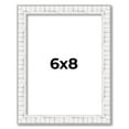 thumbnail image 1 of 6x8 Frame White Real Wood Picture Frame Width 0.75 inches | Interior Frame Depth 0.5 inches |, 1 of 8