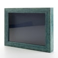 thumbnail image 1 of 6x8 Shadow Box Frame Farm Blue Real Wood with a Navy Acid-Free Backing | 13/16" of Usuable Depth |, 1 of 7