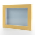 thumbnail image 1 of 6x8 Shadow Box Frame Natural Real Wood with a Blue Acid-Free Backing | 3/4" of Usuable Depth | UV, 1 of 4