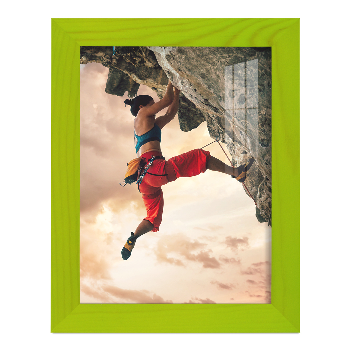 6x8 Wood Grain Picture Frame - Avocado
