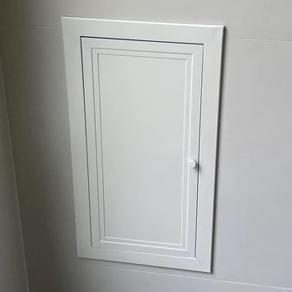 6x9 7x10 8x12 9x14 10x16 12x18 16x 20 inch Access Panel Door with Lockable Handle, Small White Repair Hole Cover for Ceiling, Wall & Drywall, Electrical Inspection Hatch(9 x 14 in/22.9 x 35.6 cm)