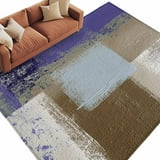 6x9 Area Rugs for Living Room, Purple Brown Non Slip Area Rugs for ...