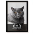thumbnail image 1 of 6x9 Black Picture Frame for Puzzles Posters Photos or Artwork, 1 of 5