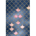 thumbnail image 1 of 6x9 Blank Softcover Notebook: Blush and Navy Mermaid Scales Composition Notebook - Small Unruled Notebook - 6x9 Blank Notebook (Softcover Journal / Notebook / Sketchbook / Diary) (Series #64) (Paperback), 1 of 1