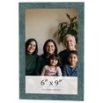 thumbnail image 1 of 6x9 Frame Blue Rustic Barnwood Solid Wood Picture Frame Width 1.25 Inches | Interior Depth 0.5, 1 of 8
