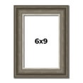 thumbnail image 1 of 6x9 Frame Brown Solid Wood Picture Frame | 1.75 Inch Moulding Width | Austin Frame Complete with UV, 1 of 8