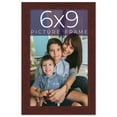 thumbnail image 1 of 6x9 Frame Brown Solid Wood Picture Frame Width 0.75 Inches | Interior Frame Depth 0.5 Inches |, 1 of 8
