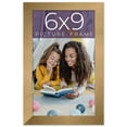 thumbnail image 1 of 6x9 Frame Gold Bronze Solid Wood Picture Frame Width 0.75 Inches | Interior Frame Depth 0.5 Inches, 1 of 8