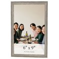 thumbnail image 1 of 6x9 Frame Grey Solid Wood Picture Frame Width 1 Inches | Interior Frame Depth 0.5 Inches |, 1 of 8
