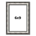 thumbnail image 1 of 6x9 Frame Silver Real Wood Picture Frame Width 1.125 Inches | Interior Frame Depth 0.5 Inches |, 1 of 8