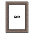thumbnail image 1 of 6x9 Frame Silver Real Wood Picture Frame Width 1.25 Inches | Interior Frame Depth 0.5 Inches | Diem, 1 of 8