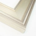 thumbnail image 1 of 6x9 Frame Silver Solid Wood Picture Frame Width 3 Inches, Interior Frame Depth 0.625 Inches,  Aiken, 1 of 6