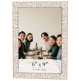 thumbnail image 1 of 6x9 Frame White Real Wood Picture Frame Width 1.5 inches | Interior Frame Depth 0.5 inches | Aurora, 1 of 8