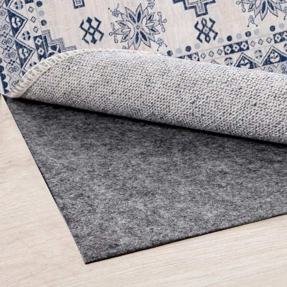 6x9 Ft Non-Skid Waterproof Rug Pad Felt Cushioned Underlay Carpet Gripper Protects Hardwood, Tile, Laminate, and Carpet