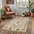 thumbnail image 1 of 6x9 Living Room Area Rug Soft Non Slip Washable Indoor Trendy Carpet for Bedroom Game Room-Tangerine, 1 of 7