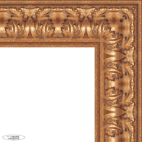 CustomPictureFrames 6x9 Gold Modern Shadow Box Picture Frame Home Decor
