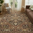 thumbnail image 1 of 6x9 Oriental Area Rug Living Room Washable Non Slip Boho Soft Rugs Bedroom Dining Room Decor-Walnut, 1 of 7