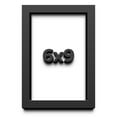 thumbnail image 1 of 6x9 Shadow Box Frame Black | 2 Inches Deep Real Wood Contemporary Shadowbox Display Frame | UV, 1 of 4