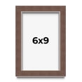 thumbnail image 1 of 6x9 Shadow Box Frame Brown | 1.125 inches Deep Real Wood Rustic Shadowbox Display Frame | UV, 1 of 5