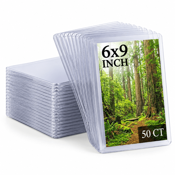 6x9 Toploaders, 50 Count Ultra Durable Card and Collectible Protectors