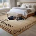 thumbnail image 1 of 6x9 Washable Area Rug, Farmhouse Non-Slip Large Rectangle Rug for Living Room Dining Room, Early Rooster Animals Wood Grain Retro Border Indoor Floor Mat for Home Decor, 1 of 9