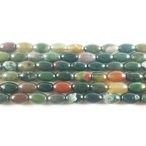 6x9mm Indian Agate Barrel Beads ForJewelry Making