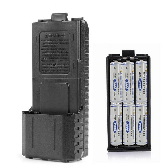 6xAA Battery for Case for Shell Box For Two Way Radio Baofeng UV-5R UV-5RE Plus