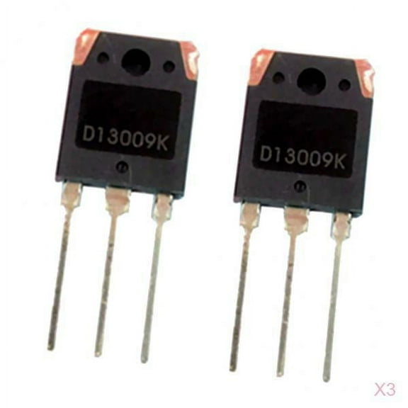6xD13009K NPN power transistor 100W 12A high channel transistor on 3P