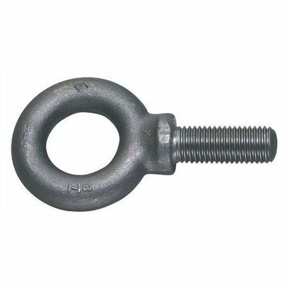 7,000 lbs Capacity Forged Shoulder Pattern Eye Bolt, 7/8-9 Thread, 1-5/8" Eye Inner Diameter, 2-1/4" Thread Length, 6" Overall Length, 1-7/16" Shoulder Width. Williams USA # JHWEB-29T