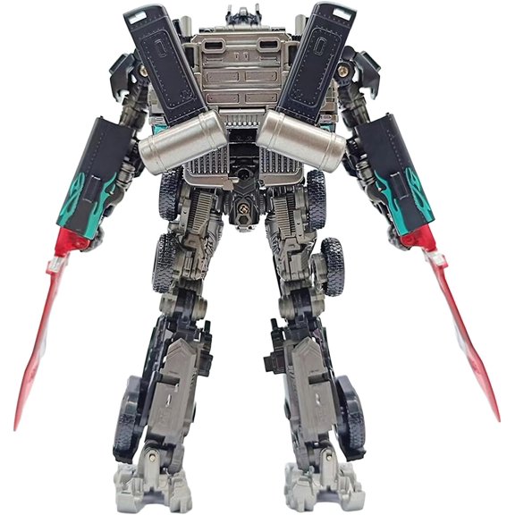 7.08-Inch 2-In-1 Transformable Semi-Truck Style Sci-Fi Mecha Action Figure, Multi-Articulated ABS Collectible Model for Play & Display