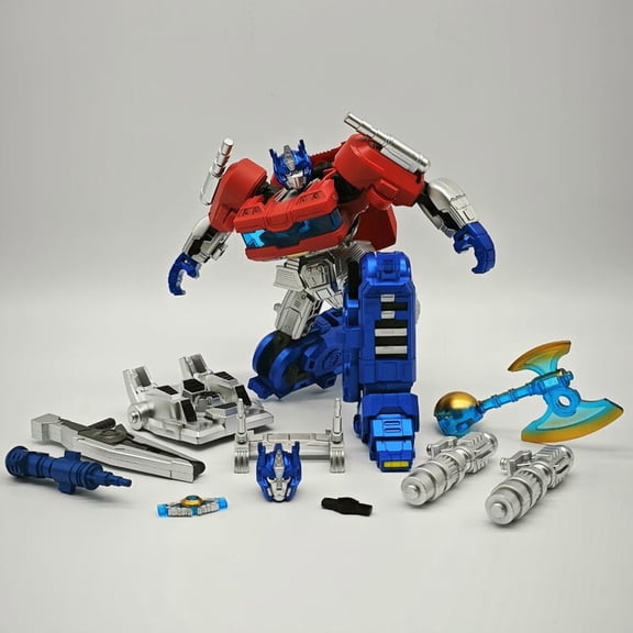 7.08 Inch Concept Art Hero Robot, Dual-Mode Vehicle Convertible Action Figure, Articulated Collectible Display Model