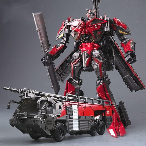 7.08-inch Transformer Toys Studio Series 61 Voyager Class Dark of The Moon Sentinel Prime KO Action Figure,Multicolor (TW-1024,Deluxe Edition)