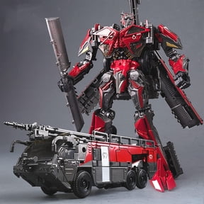 7.08" Sentinel Prime Action Figure - Transforming Robot to Truck Model, Transform SS61 Voyager Class,Dark of the Moon Convertible Robot for Display Collectors (TW-1024,Deluxe Edition)