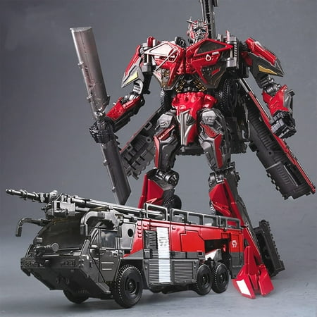 7.08" Sentinel Prime Action Figure - Transforming Robot to Truck Model, Transform SS61 Voyager Class,Dark of the Moon Convertible Robot for Display Collectors (TW-1024,Deluxe Edition)