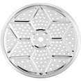 thumbnail image 1 of 11in Round Stainless Steel Steamer Rack - Multi-Use Stand for Pressure Cooker, Canner, Stock Pot & Baking(LR 1 PCS), 1 of 8