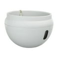 thumbnail image 1 of 7.09in Self-Watering Hanging Planter - Eco-Friendly Plastic Flower Pot with Drainage Tray, for Succulents/Vines (Garden/Indoor Decor, Hanging Chain Included), 1 of 6
