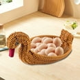thumbnail image 1 of 7.09x6.69x5.51 Inch Woven Storage Basket Multi-Function Fruit Snack Container for Home Decor Tabletop Organizer, 1 of 6