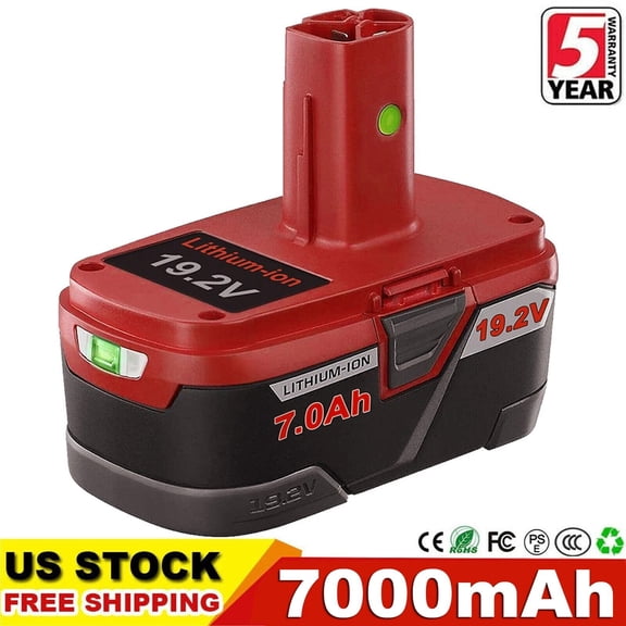 7.0Ah High Capacity 19.2V Battery for Crafts-man C3 19.2 Volt Lithium-ion XCP DieHard 315.115410 315.11485 130279005 1323903 Tools Batteries