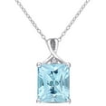 thumbnail image 1 of Everly Women's 7.5CT TGW Blue Topaz Sterling Silver Pendant, 1 of 6