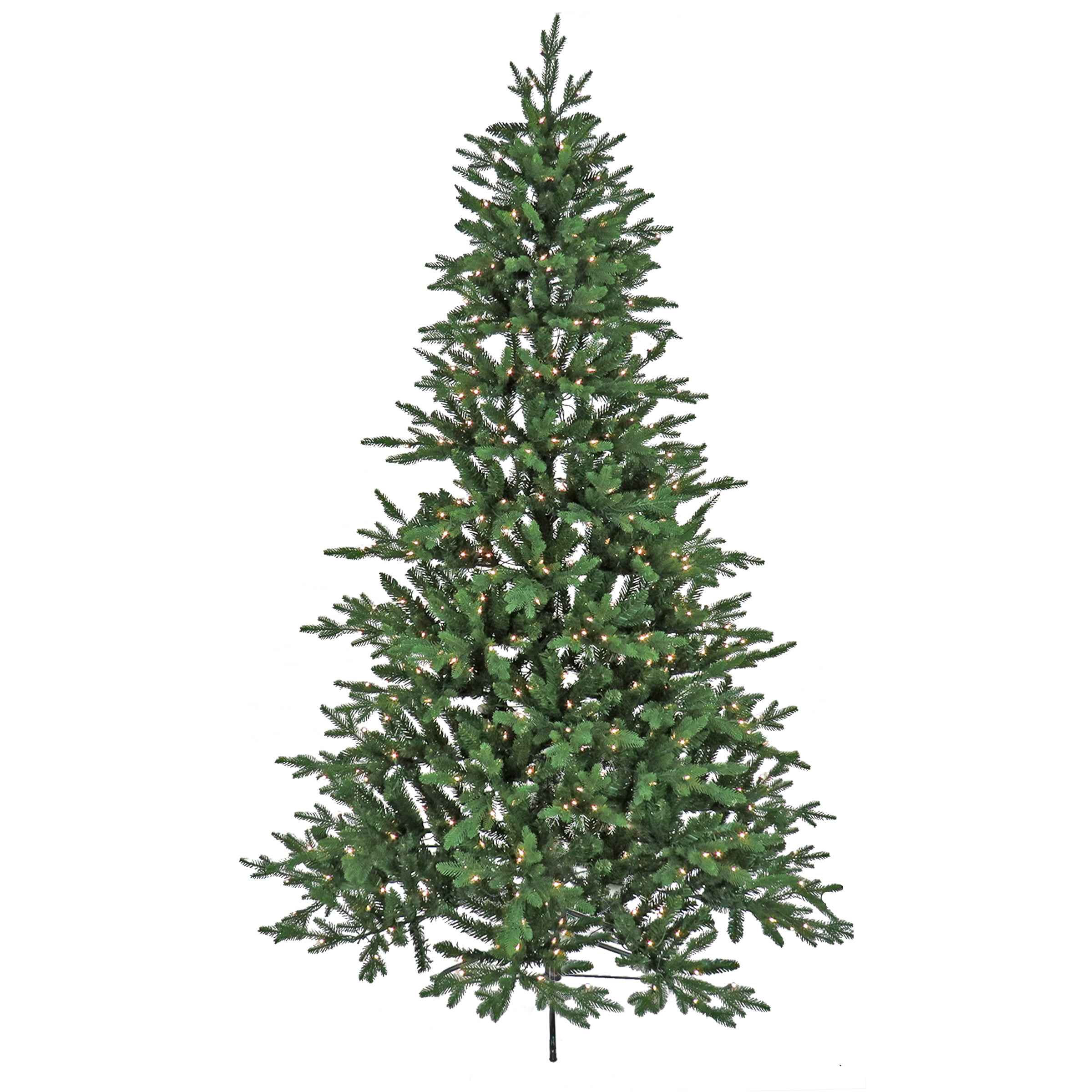 7.5' Prelit Green Fir Artificial Christmas Tree with Clear Lights