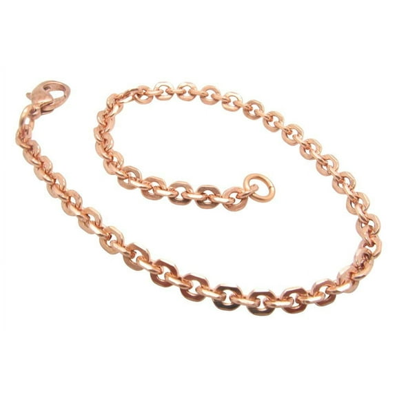 7 1/2 Inch Copper Bracelet, 3/16 of an inch wide, CB602G - Made in the USA. Light weight design.