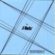 7-1/2-Inch X-Blocks Quilt Tool by Patricia Pepe for Cactus Queen Quilt Co.