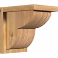 thumbnail image 1 of 7 1/2"W x 10"D x 10"H Crestline Smooth Corbel w/Backplate, Western Red Cedar, 1 of 9