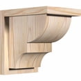 thumbnail image 1 of 7 1/2"W x 10"D x 10"H Ridgewood Smooth Corbel w/Backplate, Douglas Fir, 1 of 9
