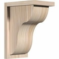 thumbnail image 1 of 7 1/2"W x 10"D x 14"H Carmel Smooth Corbel w/Backplate, Douglas Fir, 1 of 9