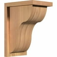 thumbnail image 1 of 7 1/2"W x 10"D x 14"H Carmel Smooth Corbel w/Backplate, Western Red Cedar, 1 of 9