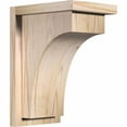 thumbnail image 1 of 7 1/2"W x 10"D x 14"H Huntington Smooth Corbel w/Backplate, Douglas Fir, 1 of 9
