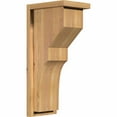thumbnail image 1 of 7 1/2"W x 10"D x 22"H Monterey Smooth Corbel w/Backplate, Western Red Cedar, 1 of 9