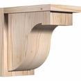 thumbnail image 1 of 7 1/2"W x 12"D x 12"H Del Monte Smooth Corbel w/Backplate, Douglas Fir, 1 of 9